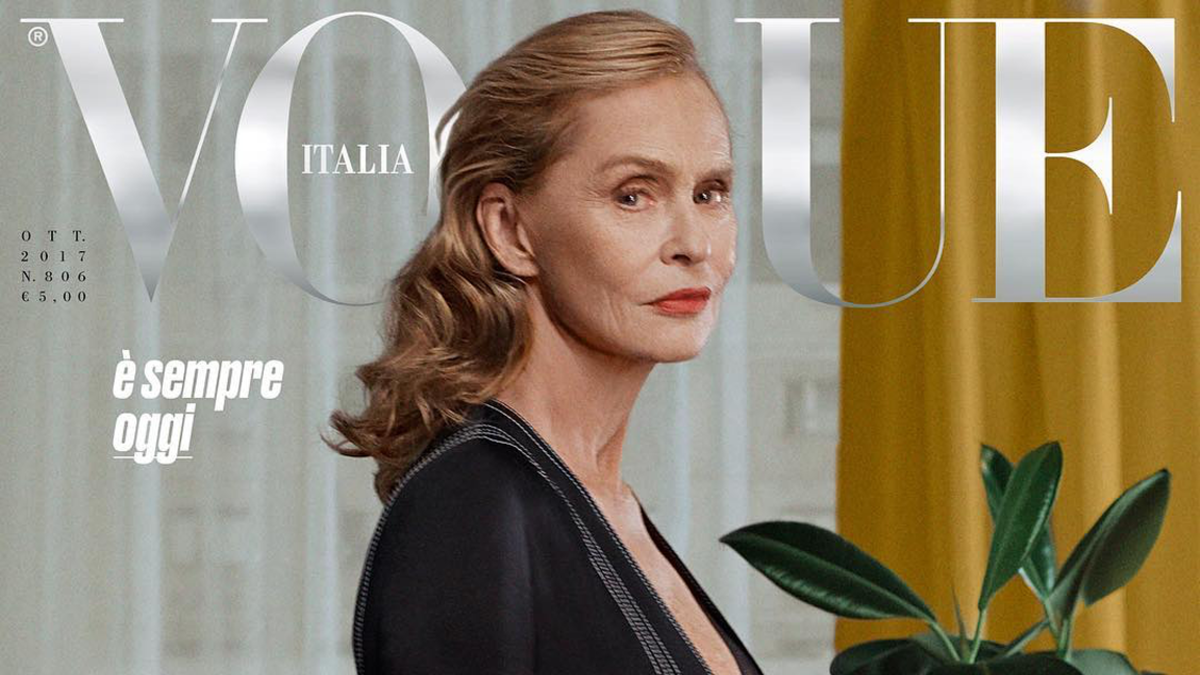 Az olasz Vogue a komplett októberi számát a 60 feletti nőknek írta