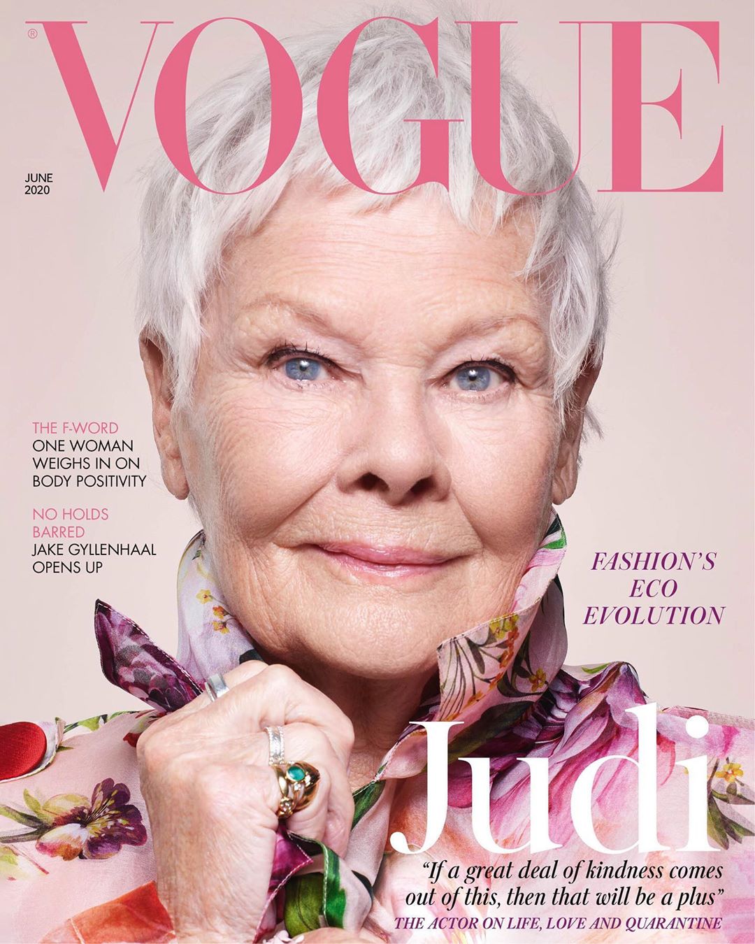 Judi Dench 85 évesen lett a legidősebb Vogue címlaplány
