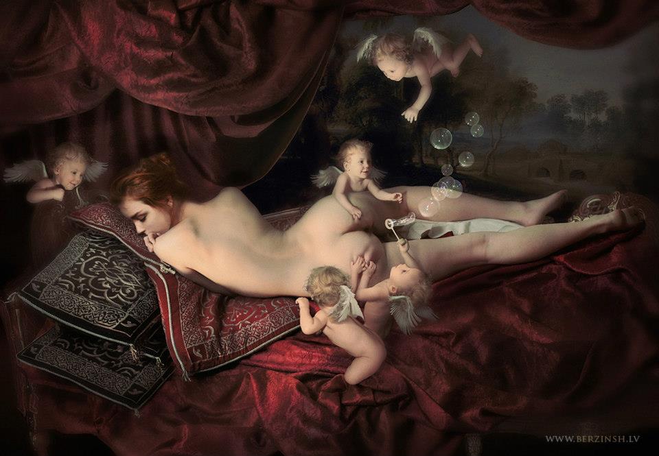 Egy festő átverte a közönségét: barokk Vénusz buborékokat ereget a fenekéből