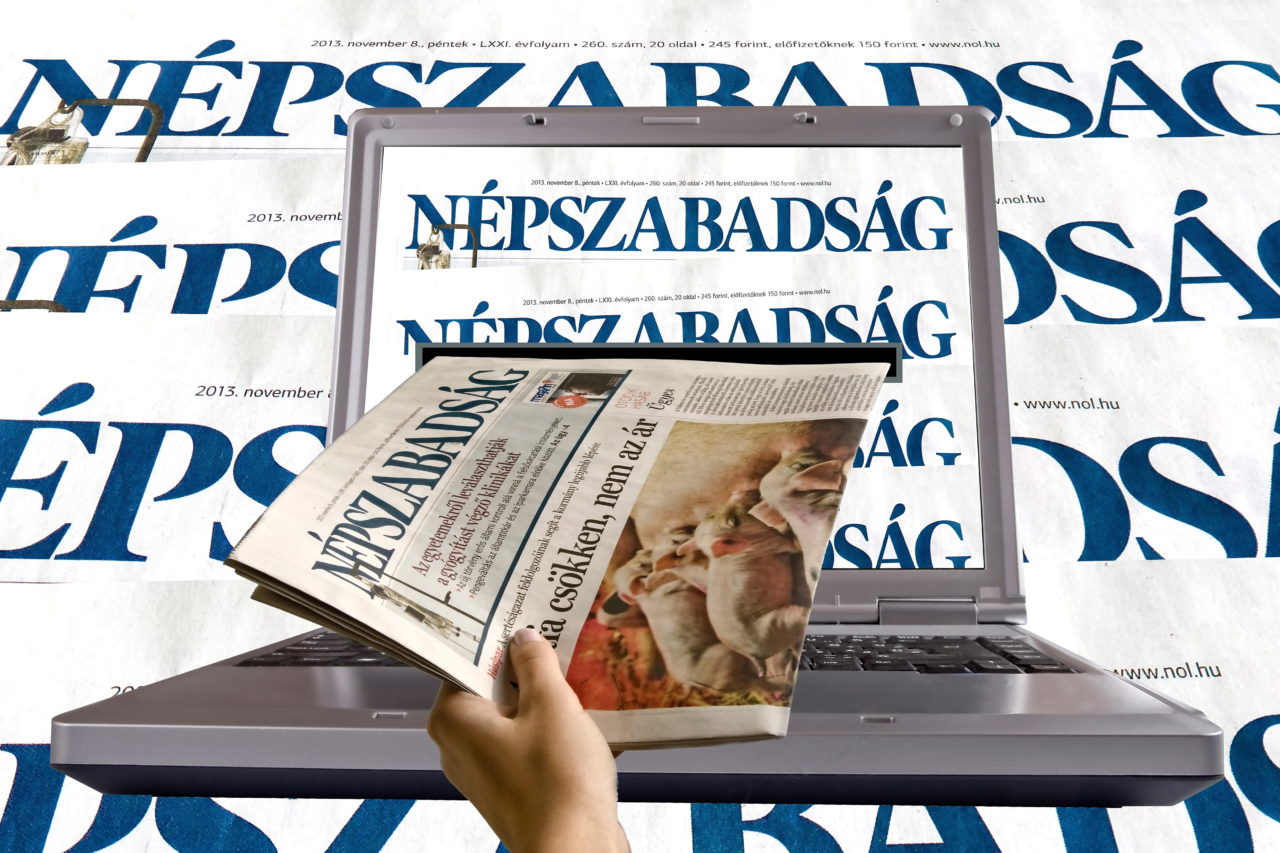 Nem a sajtószabadság szűnik meg Magyarországon, hanem a sajtó