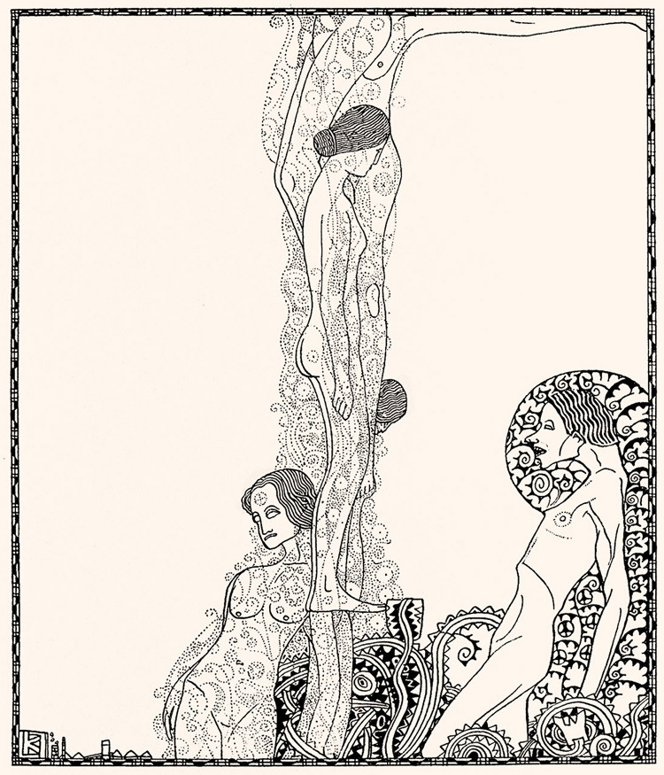Klimt is megirigyelhetné a magyar építész különleges illusztrációit