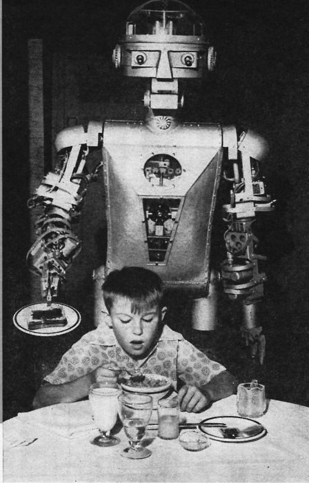 13 vintage fotó arról, hogyan képzelték régen a robotokkal teli jövőt