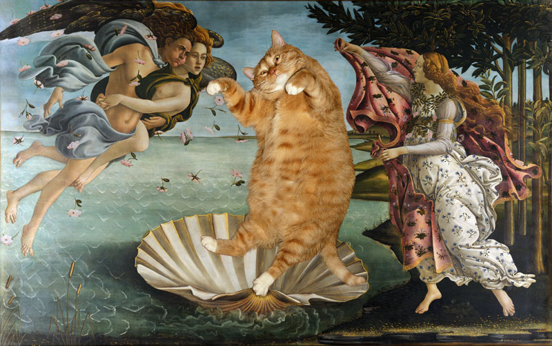 Ha szereti a klasszikus festményeket és kövér macskákat, akkor ezeket a képeket imádni fogja