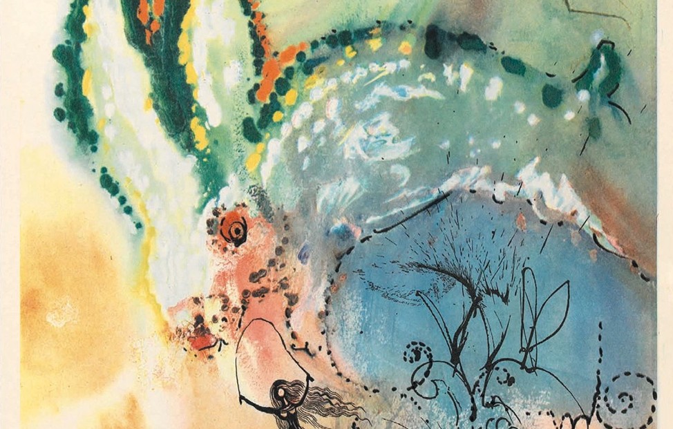 Salvador Dalí szürreális festményekkel illusztrálta az Alice Csodaországbant