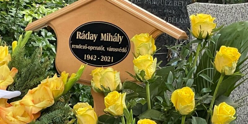 Eltemették Ráday Mihályt