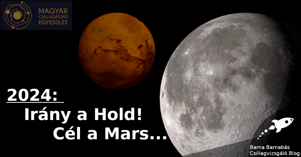 2024: Irány a Hold! Cél a Mars…