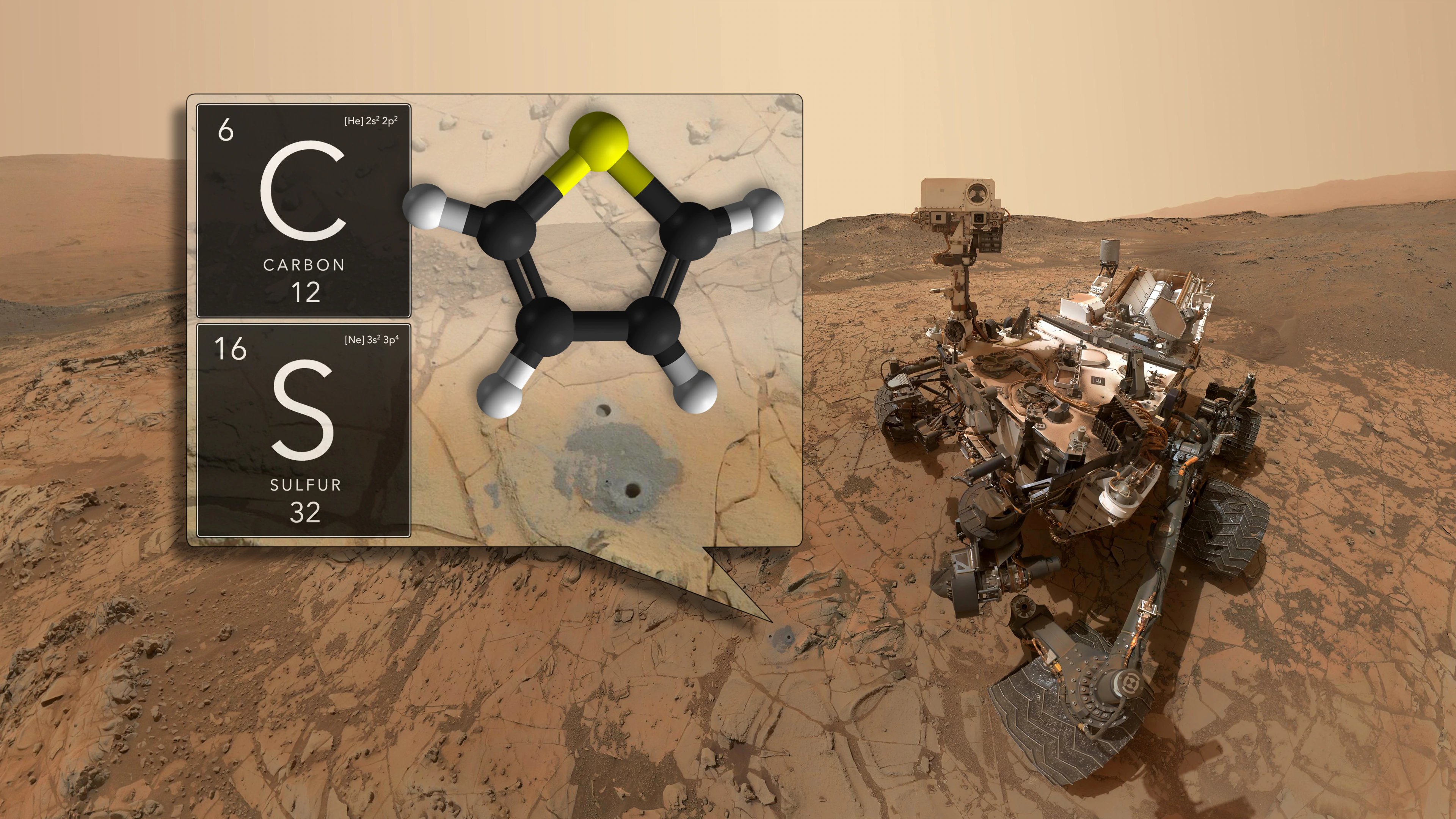 Szerves anyagokat találni a Marson II.