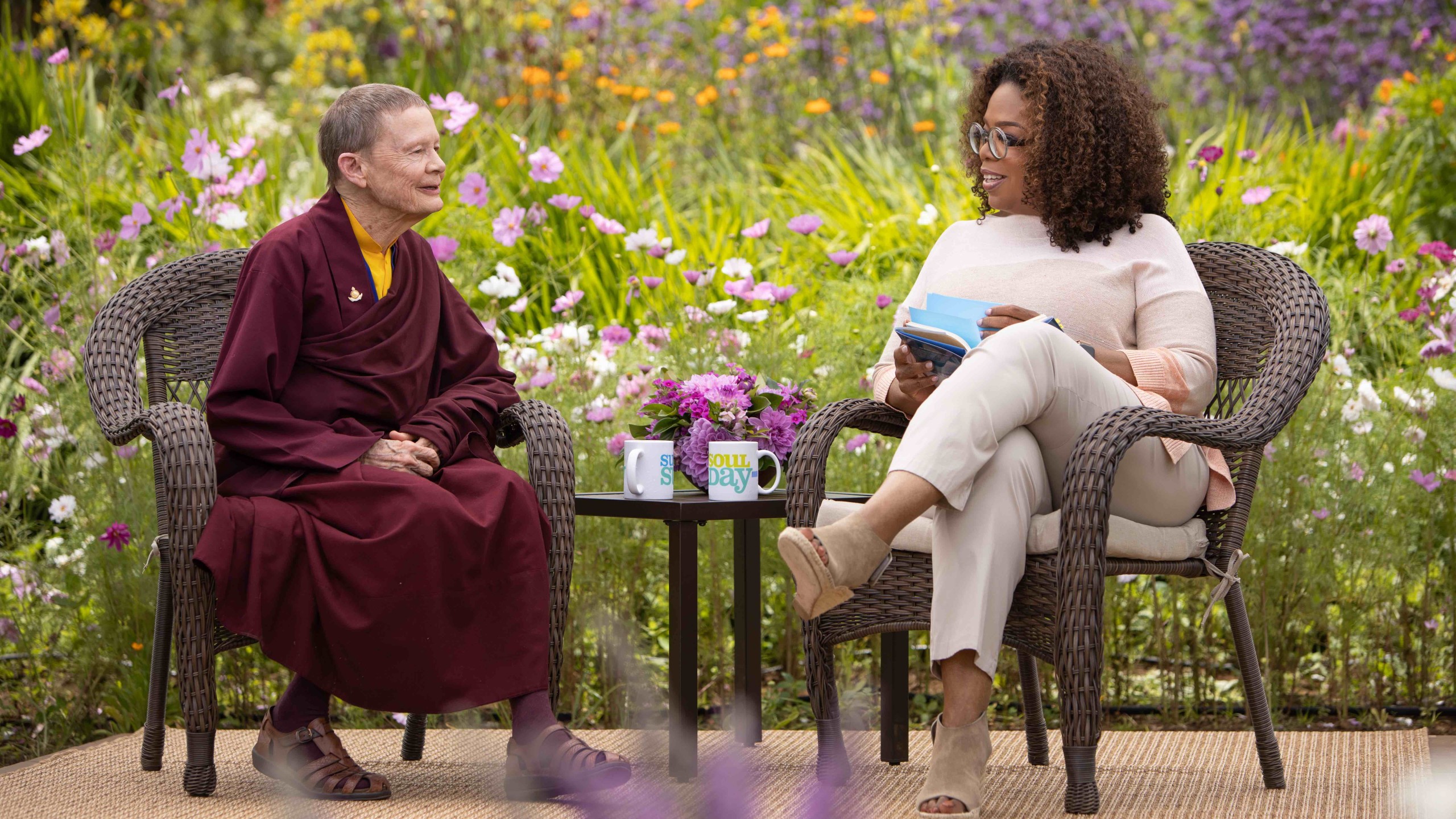 Oprah Winfrey beszélget Pema Chödrön, buddhista szerzetesnővel